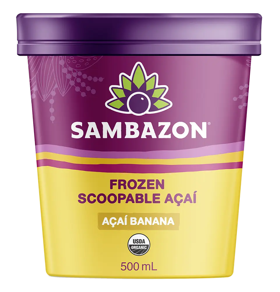 Frozen Scoopable Açaí with Banana