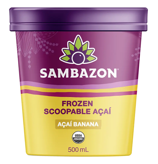 Frozen Scoopable Açaí with Banana