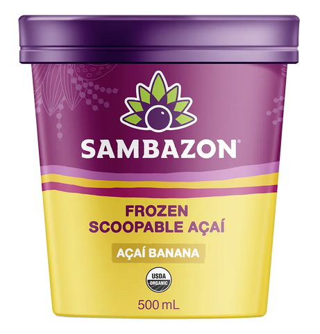 Frozen Scoopable Açaí with Banana