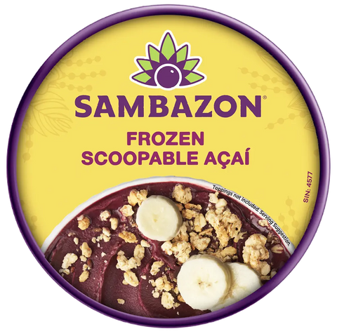 Frozen Scoopable Açaí with Banana