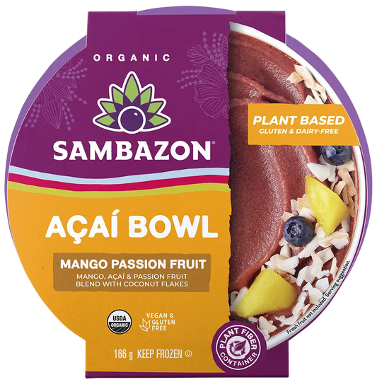 Mango Passion Fruit Frozen Açaí Bowl