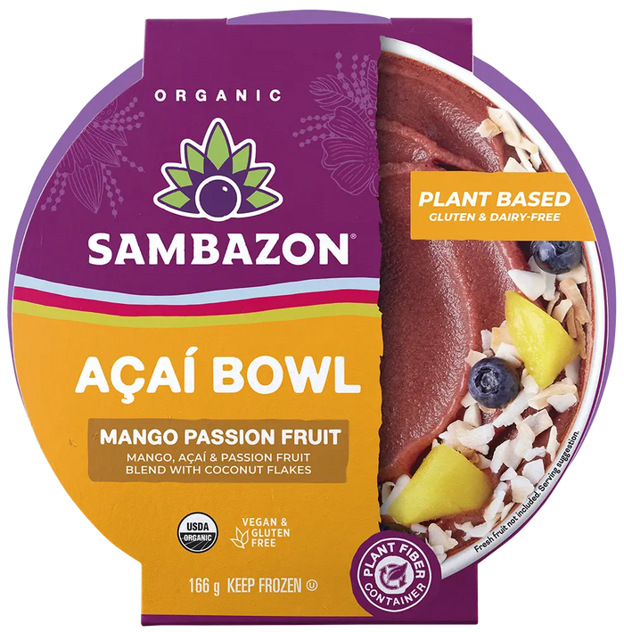 Mango Passion Fruit Frozen Açaí Bowl