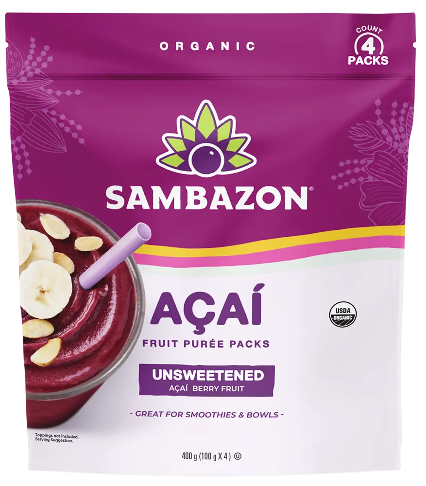 Pure Unsweetened Frozen Açaí Packets